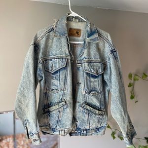 Acid Wash Denim Jacket